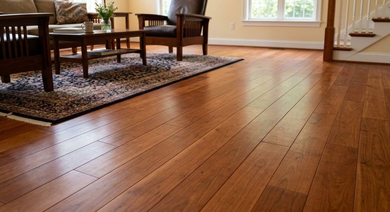 Cherry Floor Installation in Fall River, MA