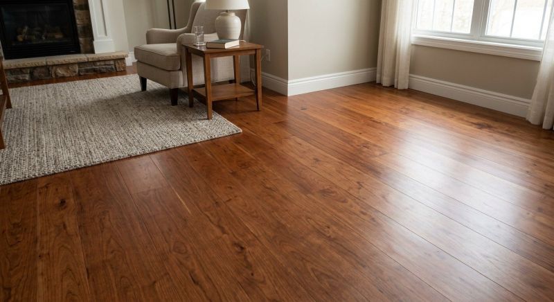 Cherry Floor Installation in Warren, RI