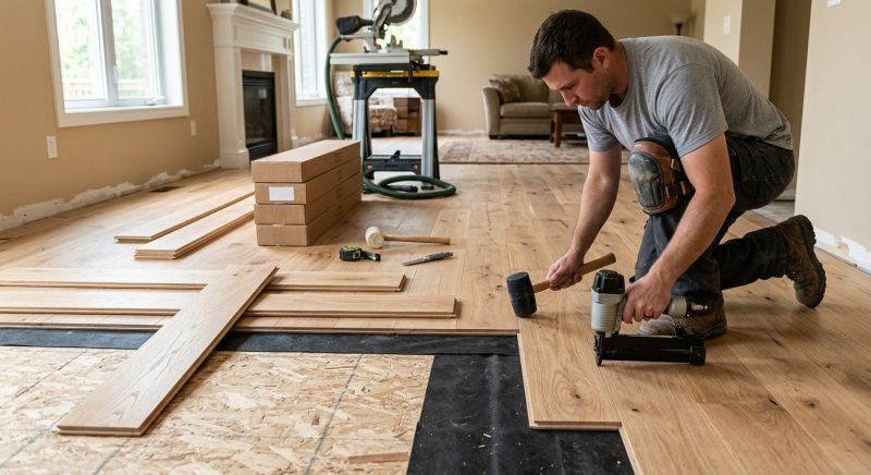 Hardwood Floor Installation in Cranston, RI
