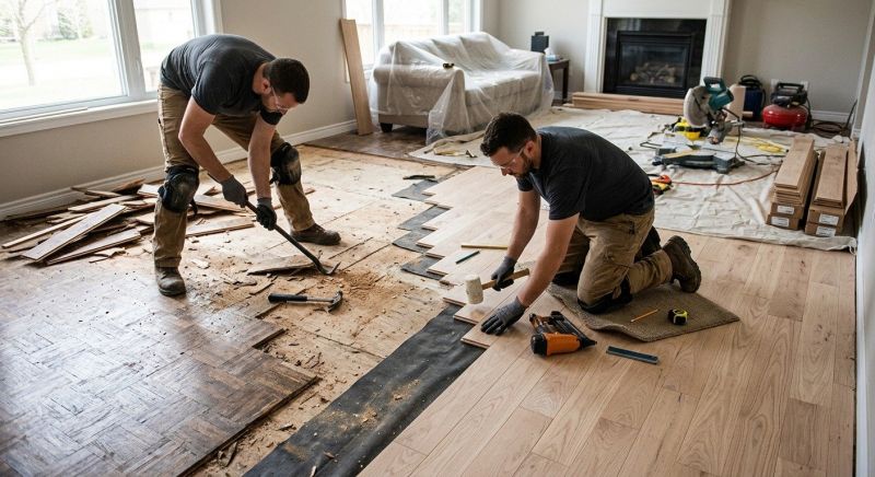 Hardwood Floor Installation in Middleboro, MA