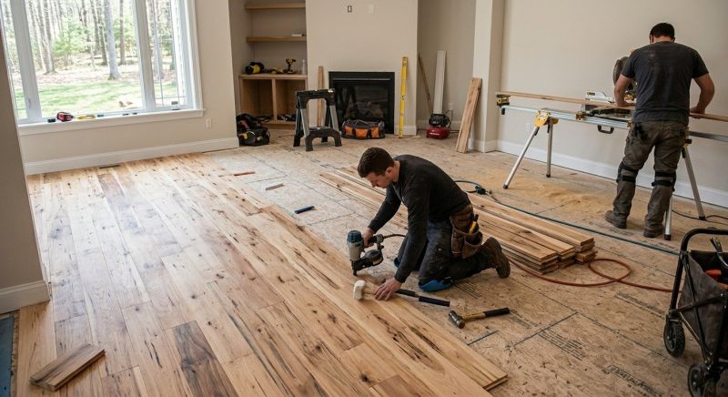Hardwood Floor Installation in Newport, RI