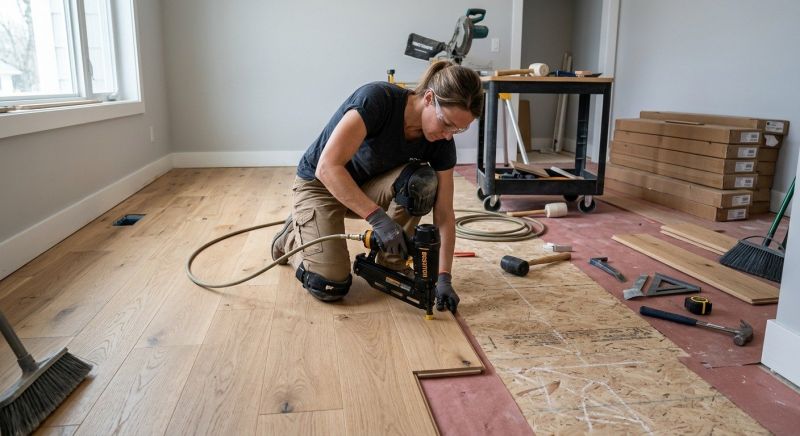 Hardwood Floor Installation in Wareham, MA