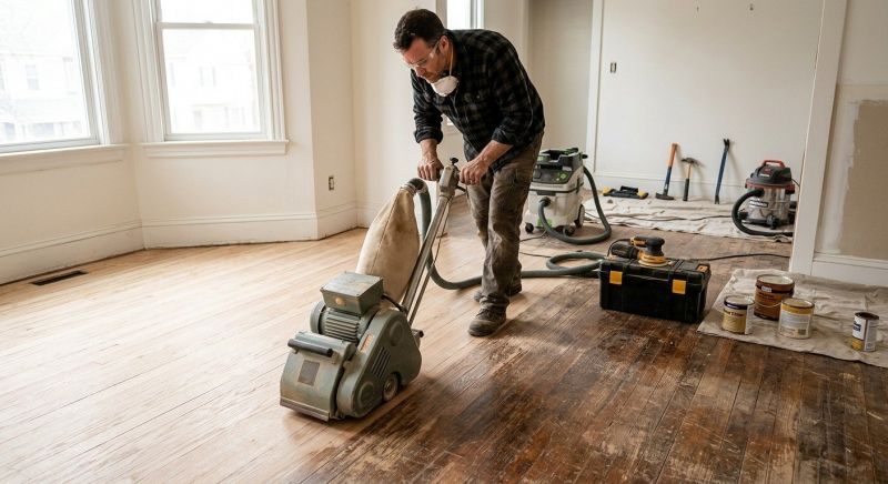 Hardwood Floor Renovation in Fall River, MA