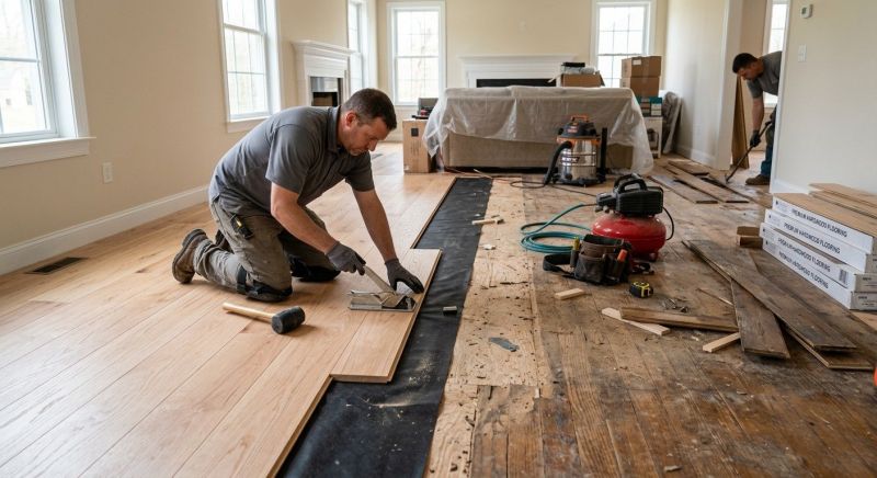 Hardwood Replacement in Raynham, MA