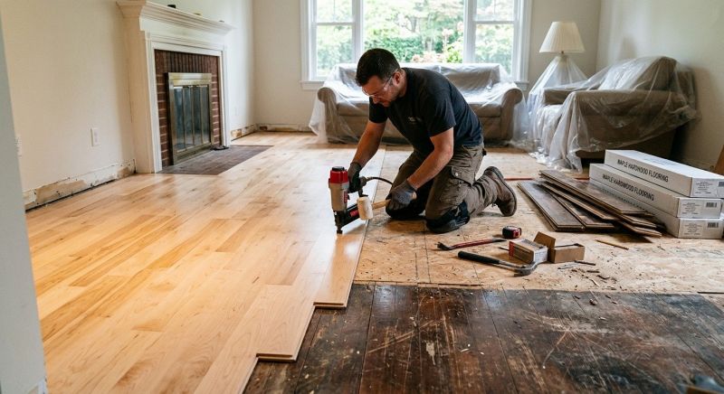 Maple Flooring Installation in Berkley, MA