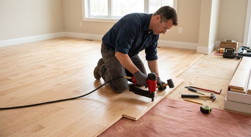 Maple Flooring Installation in Wareham, MA