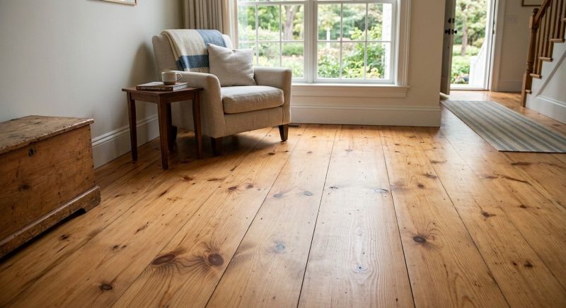 Pine Floor Installation in Fall River, MA
