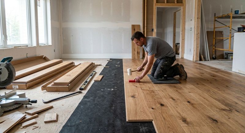 Plank Floor Installation in Fall River, MA
