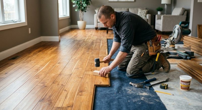 Teak Flooring Installation in Fall River, MA