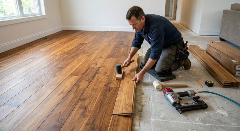 Teak Flooring Installation in Fall River, MA
