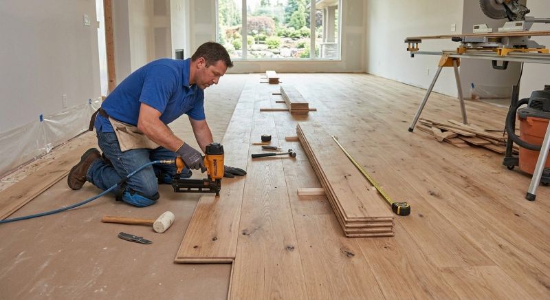 Walnut Flooring Installation in Fall River, MA