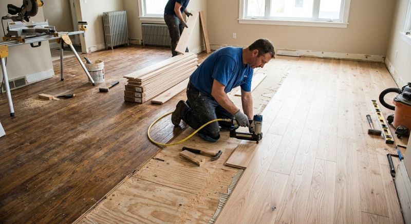 Wood Floor Replacement in Raynham, MA
