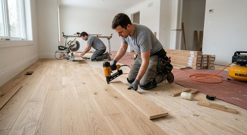 Wood Floor Replacement in Rehoboth, MA