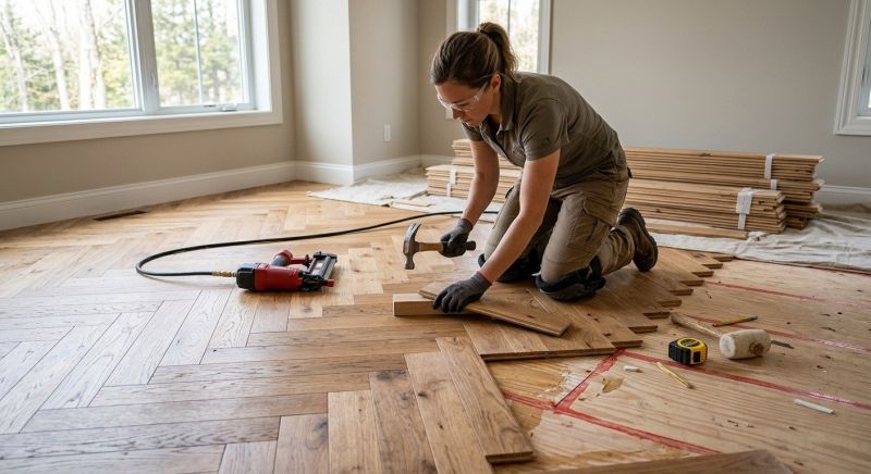 Wood Flooring Installation in Norton, MA