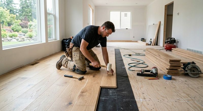 Wood Flooring Installation in Plainville, MA